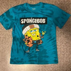 Nickelodeon shirt, size S turquoise, yellow & black